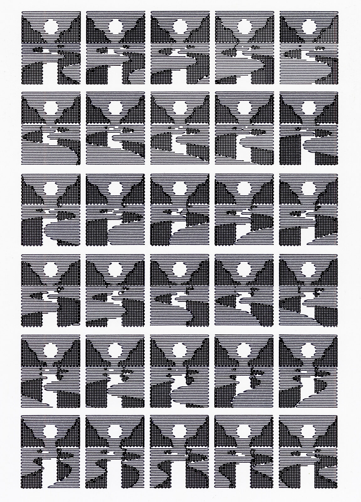 Daniel Savage black and white river pen plotter print, monochrome water flow topography, generative landscape artwork