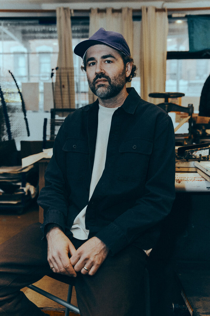 Portrait of Daniel Savage, New York based artist, animator, and motion designer