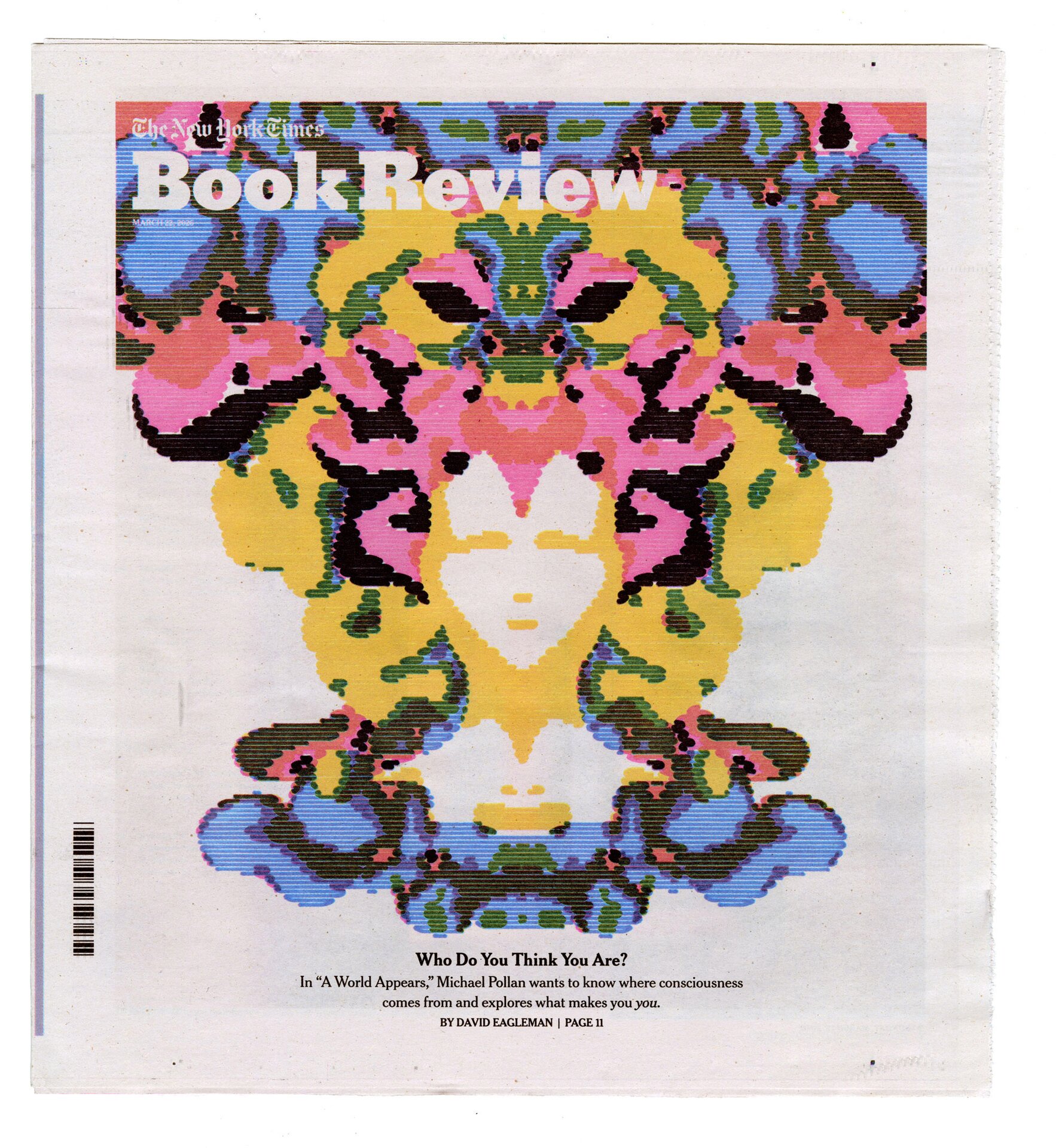 Daniel Savage illustration for The New York Times Book Review, editorial artwork combining pen plotter drawing with hand-rendered textures